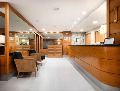 Una cocina o zona de cocina en Hotel Mi Casa