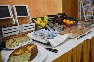 Comida en o cerca de este hostal o pensión