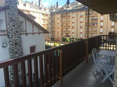 Un balcón o terraza de Apartamentos Turisticos Sol y Nieve