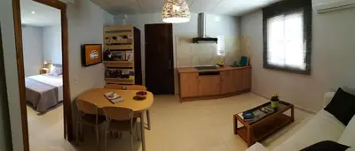 Una cocina o zona de cocina en Apartaments Els Temporers