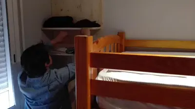 Cama o camas de una habitación en Apartaments Els Temporers