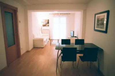 Zona de estar de Apartamentos Auhabitat Zaragoza, edificio de apartamentos turísticos