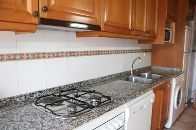 Una cocina o zona de cocina en Apartamentos Naspún