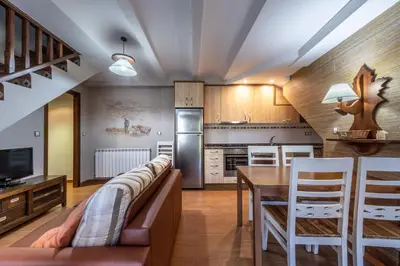 Una cocina o zona de cocina en Casa Bergua