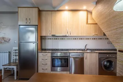 Una cocina o zona de cocina en Casa Bergua