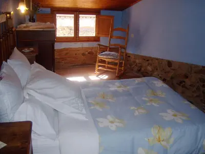 Cama o camas de una habitación en Les Velles Escoles
