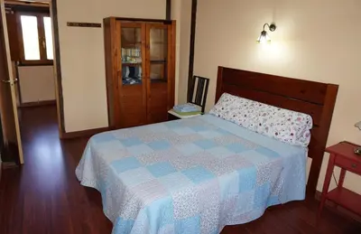 Cama o camas de una habitación en Casa del Pinar