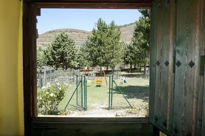 Zona de juegos infantil en Casa del Pinar