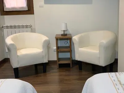 Zona de estar de Casa Taconera