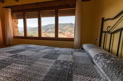 Cama o camas de una habitación en Casa Las Eras