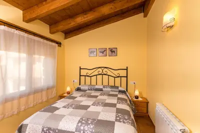 Cama o camas de una habitación en Casa Las Eras