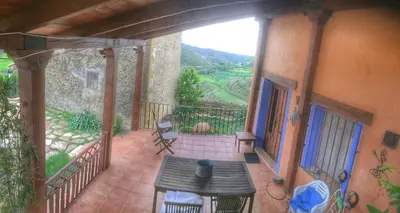 Un balcón o terraza de El Jardín Secreto