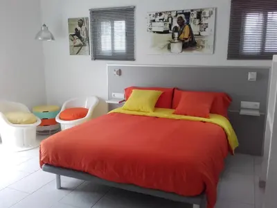 Cama o camas de una habitación en Ca l'Eli different experience HUTT 12157