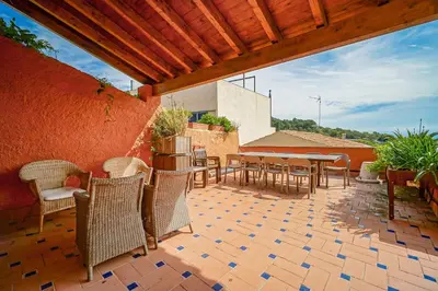 Un balcón o terraza de Casa Rustíca Cal Mian