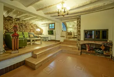 Zona de estar de Casa Rustíca Cal Mian
