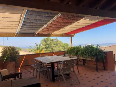 Un balcón o terraza de Casa Rustíca Cal Mian