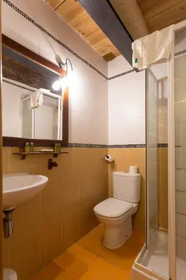 Un baño de Balcon del Pirineo Rural Ordesa