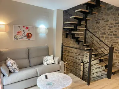 Zona de estar de Apartamentos Casa Isabale