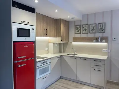 Una cocina o zona de cocina en Apartamentos Casa Isabale