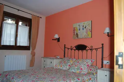 Cama o camas de una habitación en Apartamentos Casa Isabale