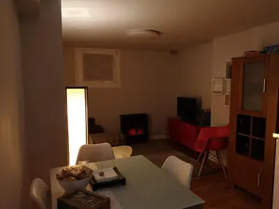 Una televisión o centro de entretenimiento en Apartamento Pelaires