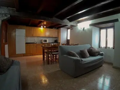 Una cocina o zona de cocina en Lazkotzenea