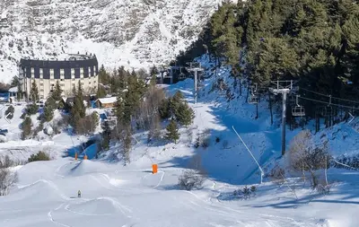 Hotel Or Blanc en invierno