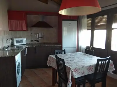Una cocina o zona de cocina en casa sampietro 2