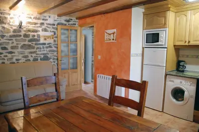 Una cocina o zona de cocina en Apartamento el Patio Casa Cajal