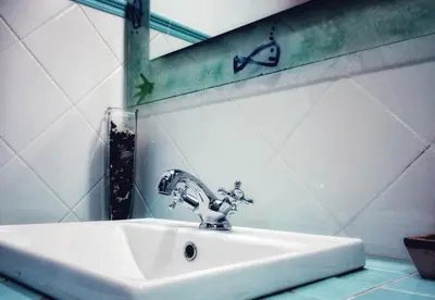 Un baño de Cal Perdigués de Boada pet friendly