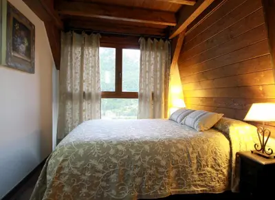 Cama o camas de una habitación en Charming Escarrilla
