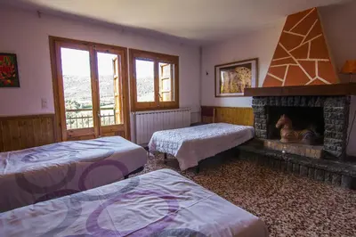 Cama o camas de una habitación en Casa Sisquet