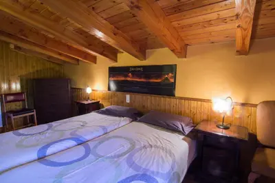 Cama o camas de una habitación en Casa Sisquet