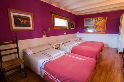 Cama o camas de una habitación en Casa Sisquet