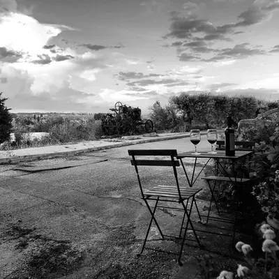 Paisaje cerca of this country house