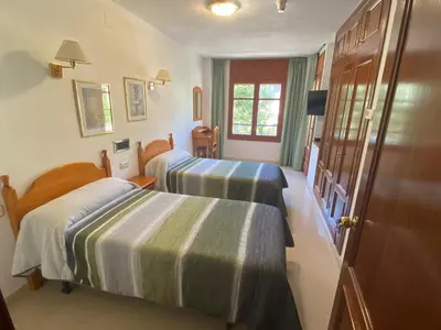 Cama o camas de una habitación en Hotel Puitavaca