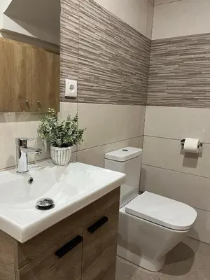 Un baño de Apartamentos La Flor
