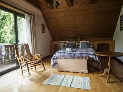 Cama o camas de una habitación en Chalet in Vielha near Baqueira Ski Resort