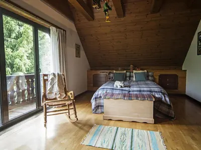 Cama o camas de una habitación en Chalet in Vielha near Baqueira Ski Resort