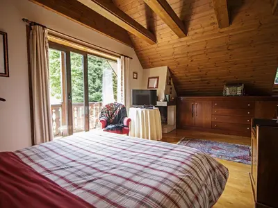 Cama o camas de una habitación en Chalet in Vielha near Baqueira Ski Resort