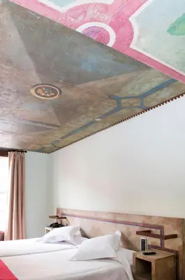 Cama o camas de una habitación en Hospedium Hotel Posada De La Luna