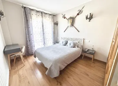 Cama o camas de una habitación en Hotel Castillo Bonavía