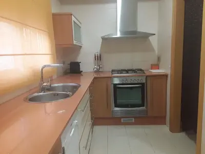 Una cocina o zona de cocina en Casa Laure y Mª José
