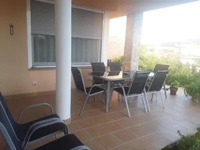 Un balcón o terraza de Casa Laure y Mª José