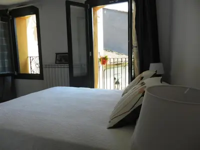 Cama o camas de una habitación en Ca de Géraldine