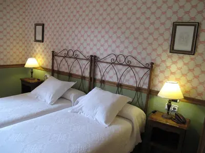 Cama o camas de una habitación en Hotel Casa Anita