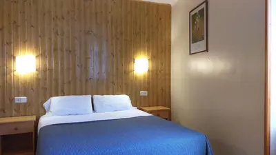 Cama o camas de una habitación en Pension Casa Vicenta