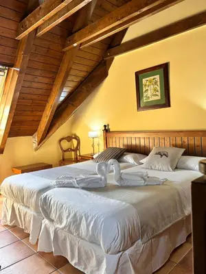 Cama o camas de una habitación en Aparthotel Es de Don Joan