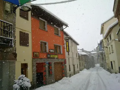 Hotel Navarro en invierno