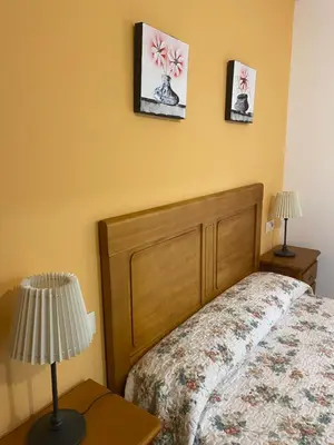 Cama o camas de una habitación en Hostal Casa Vispe